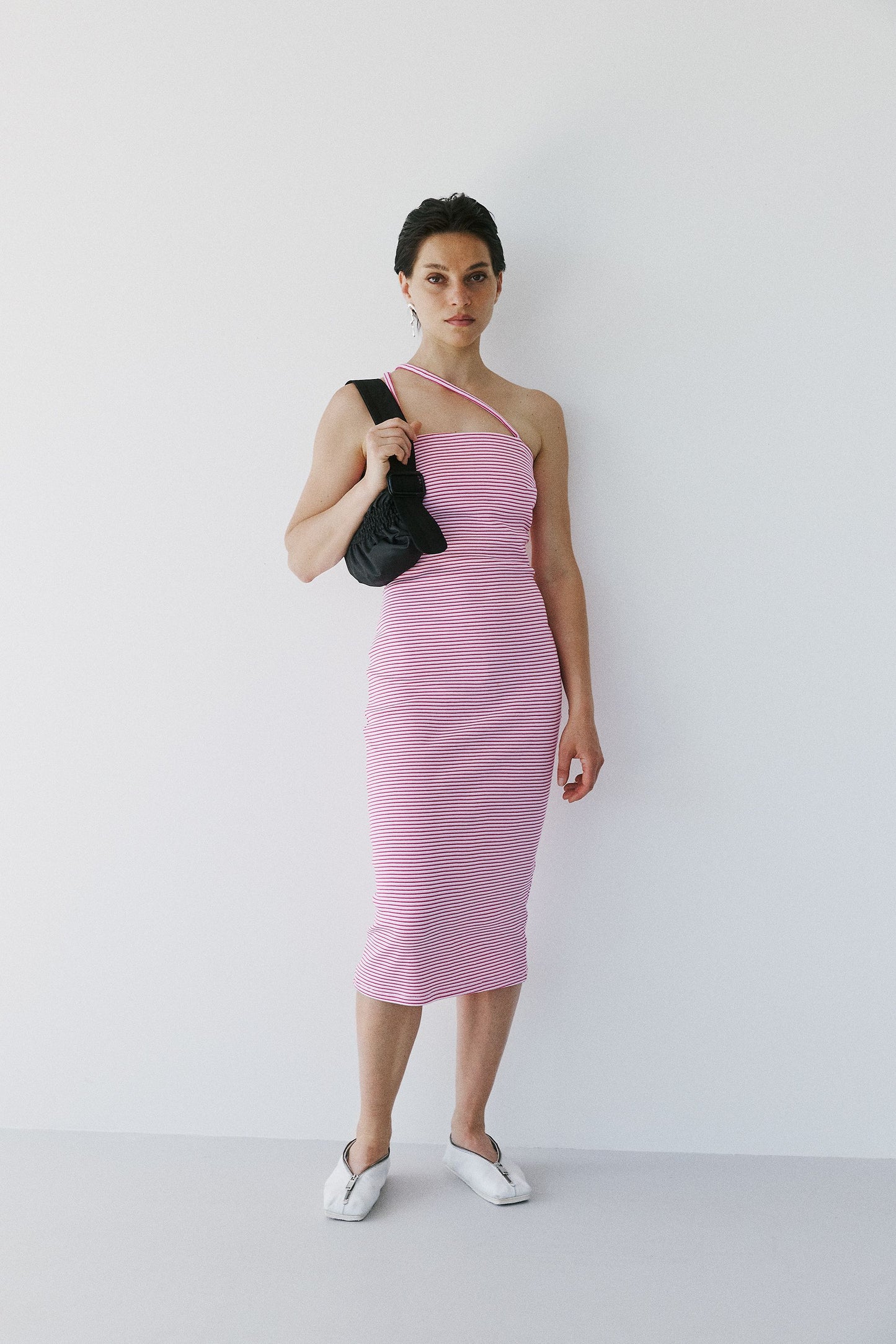 Salerno Tube Dress - Pink Stripes