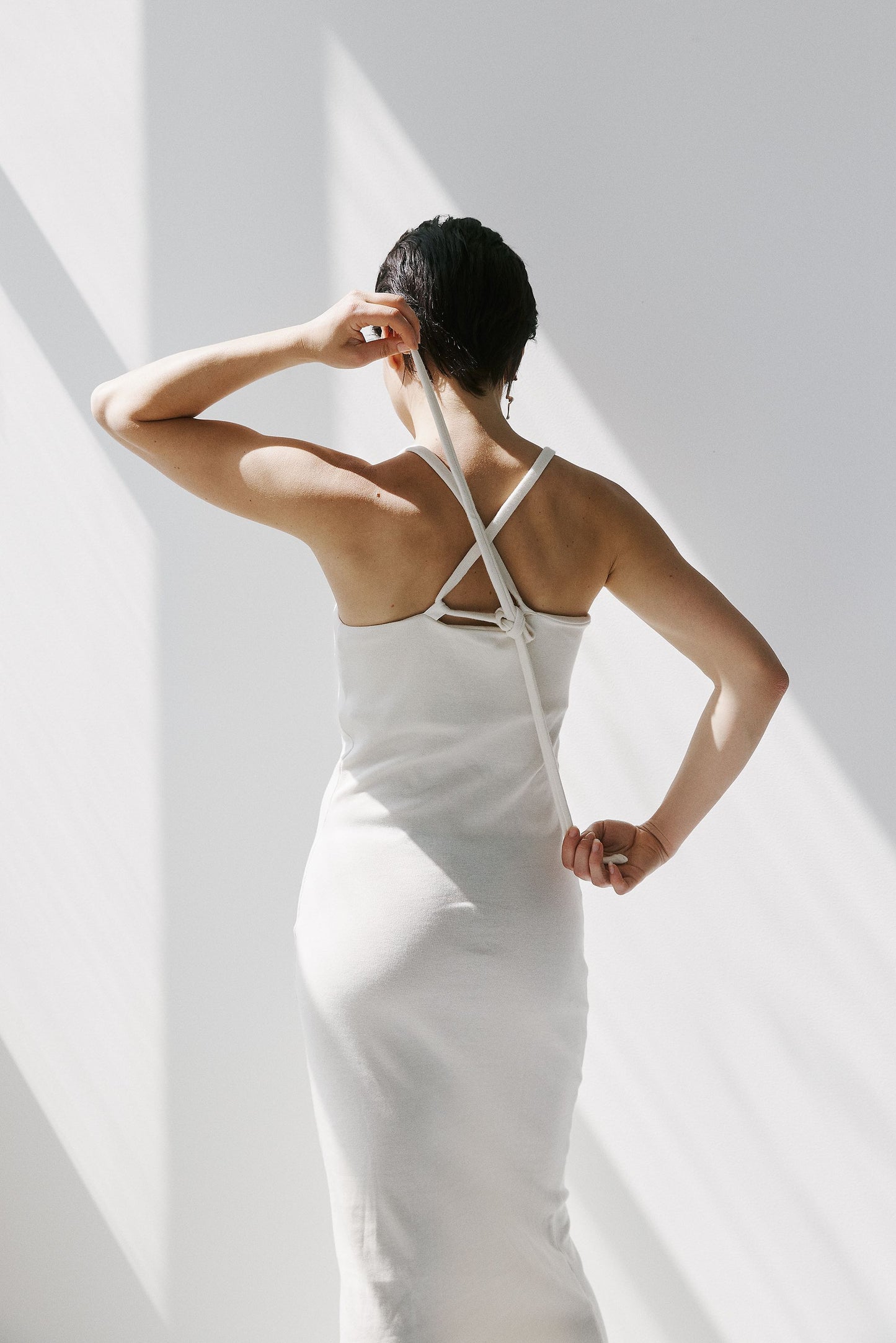Salerno Tube Dress - Pink Stripes / Vanilla