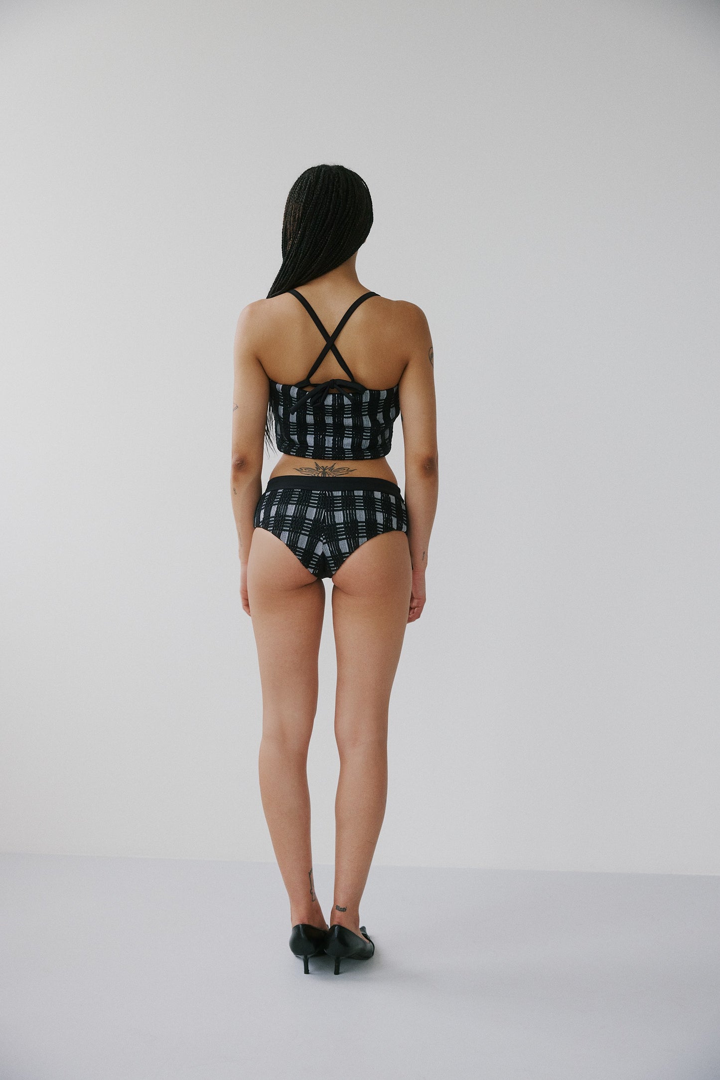 Salina Tankini Top - Checkered