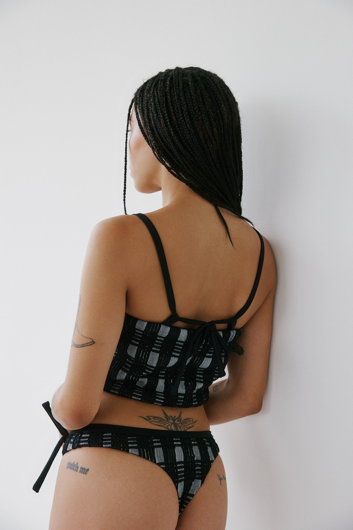 Salina Tankini Top - Checkered
