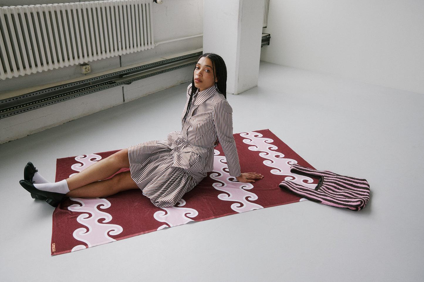 Siracusa Shirt - Brown and White Stripes