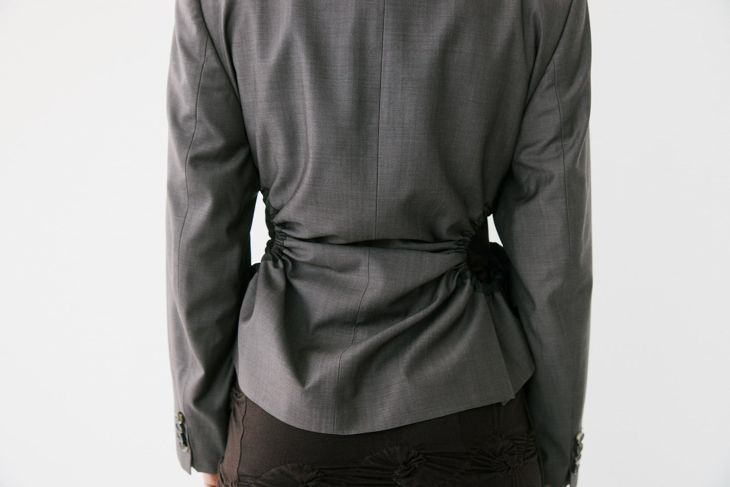 Liz tailored jacket – grey brown