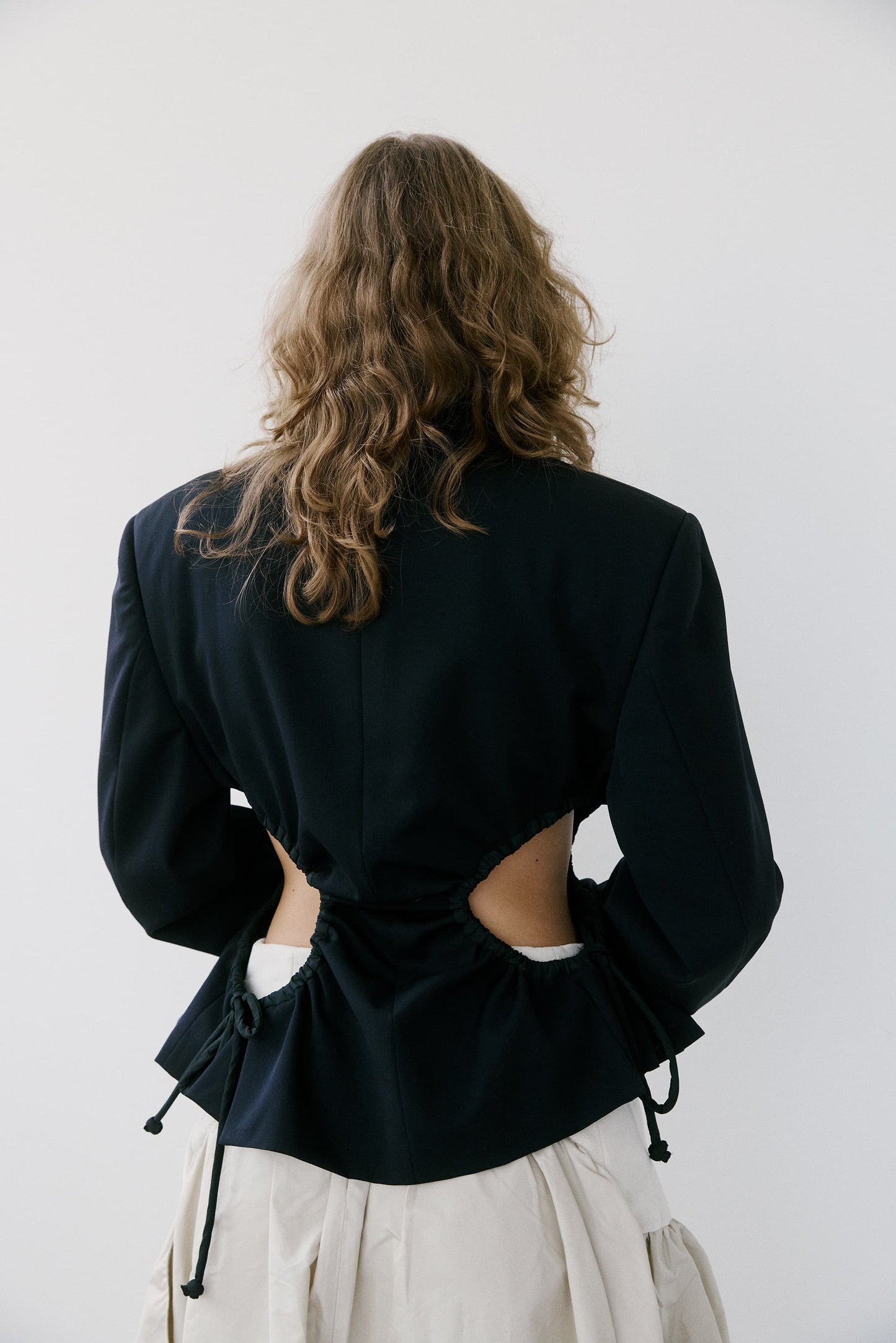 Liz tailored jacket – navy