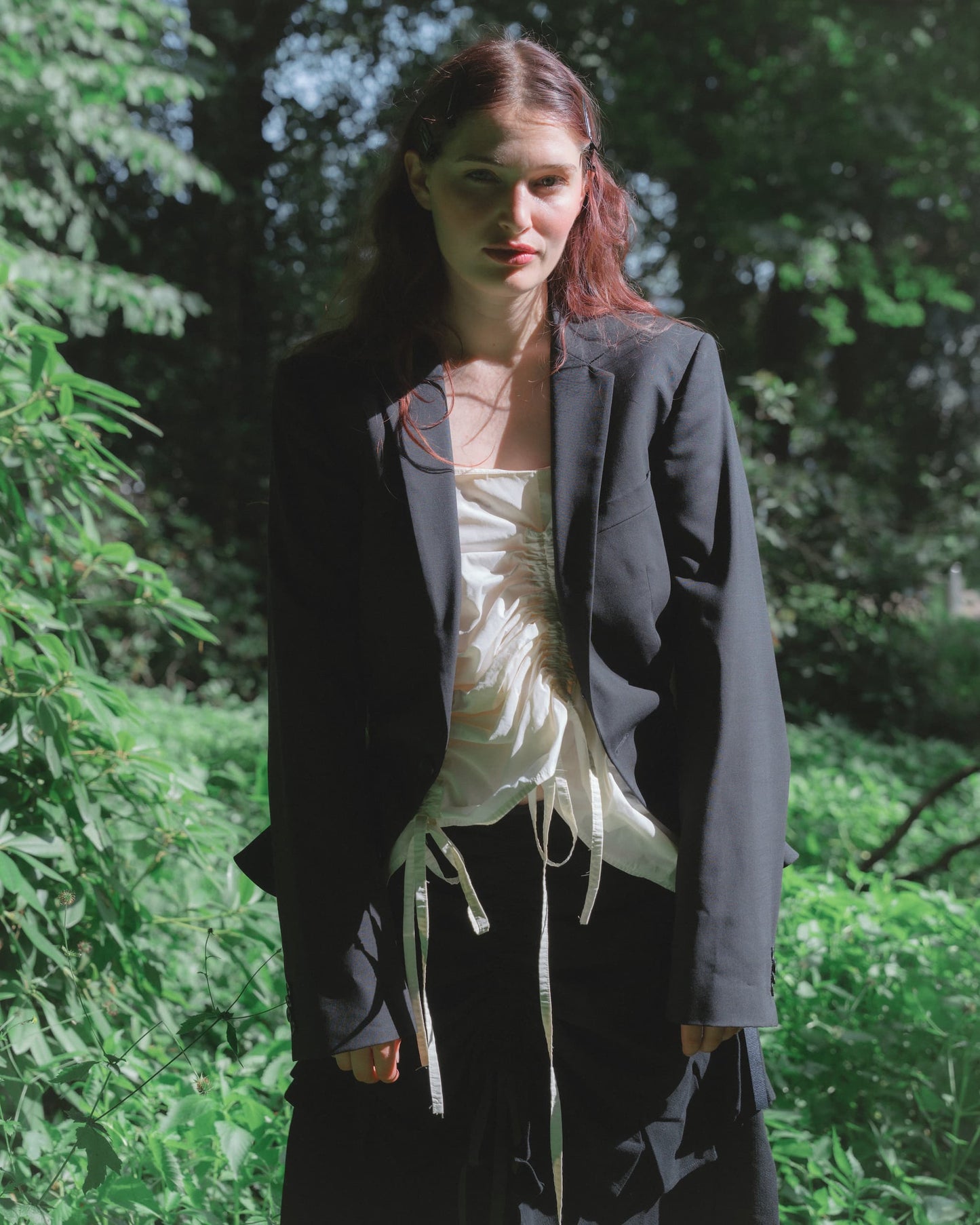 Liz tailored jacket – black