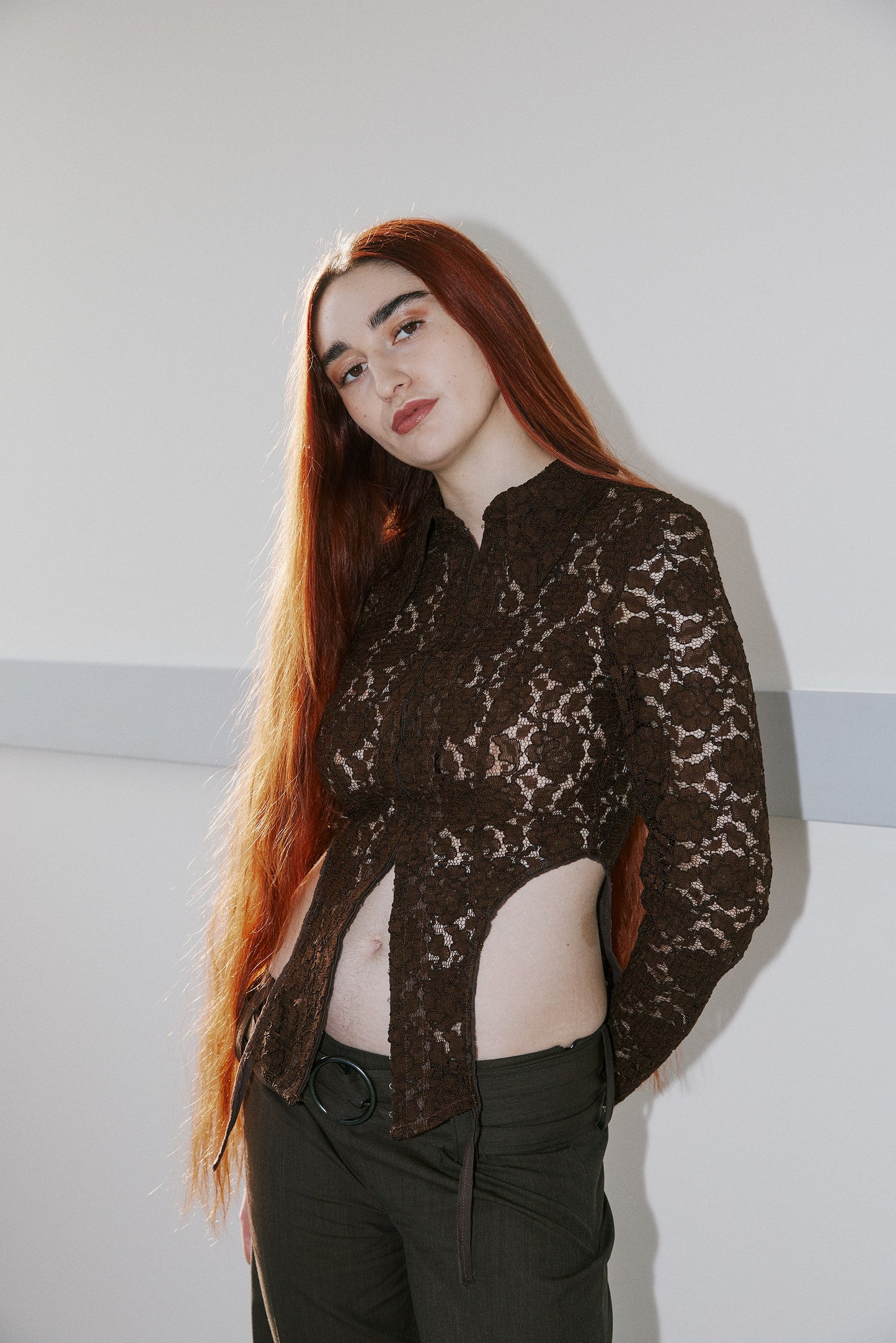 Korsika shirt -  lace