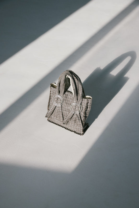 Octopus small - grey check