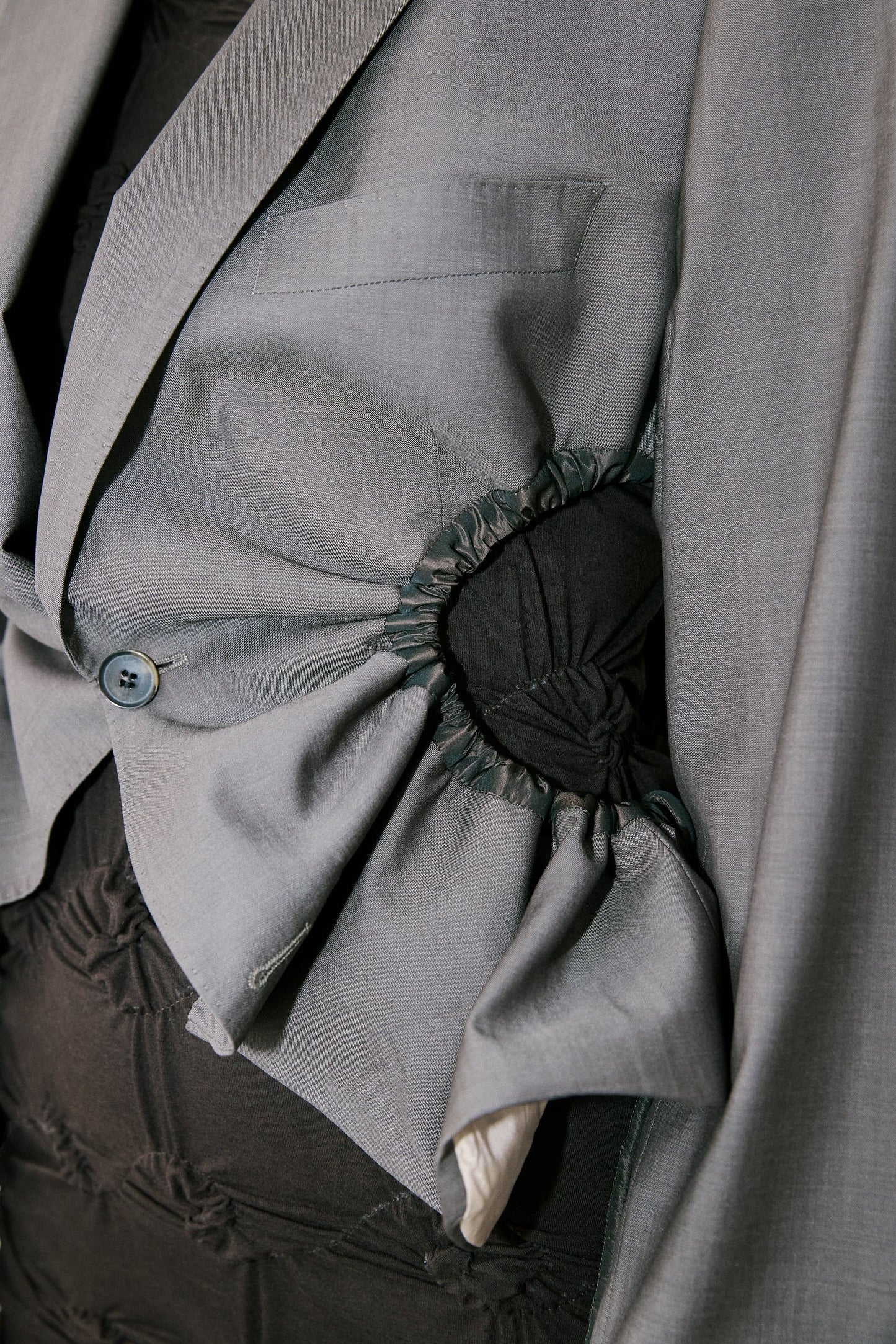 Liz tailored jacket – grey brown