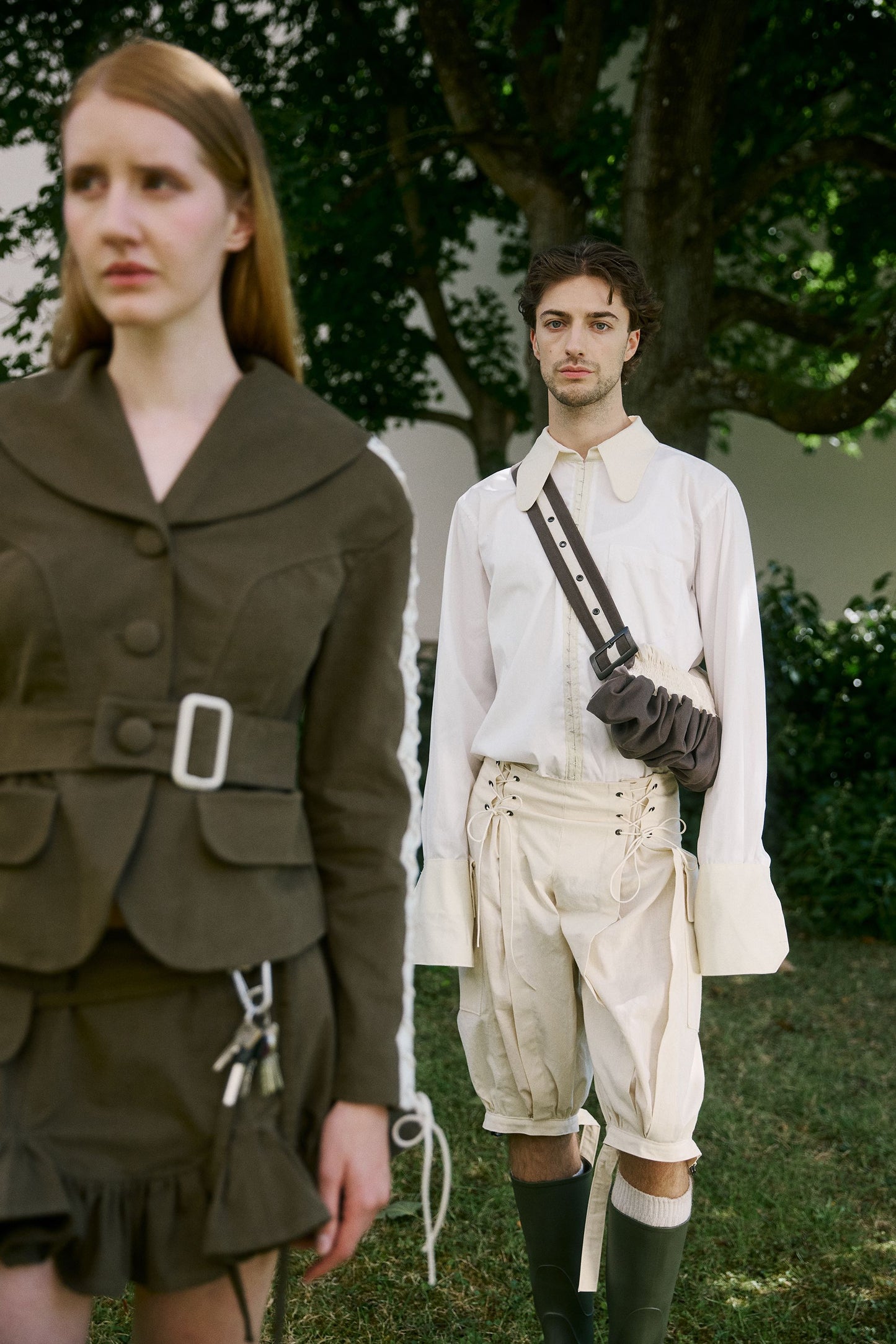 Canzoncina Bag – Olive/Raw Cotton