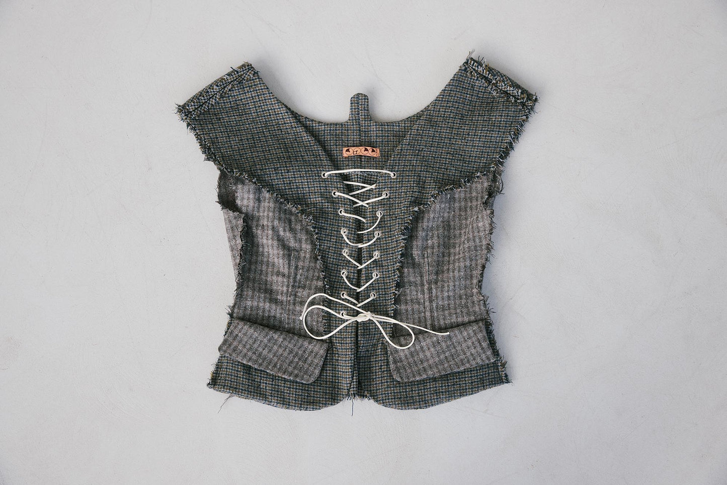Nico Robin Corset -  Grey Check