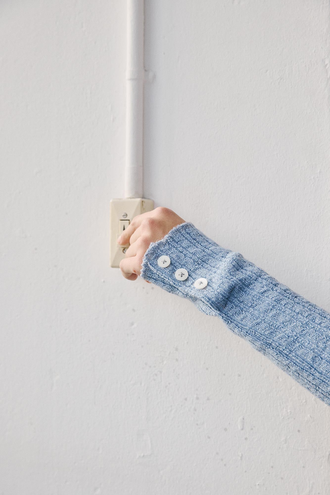 Tilda Sleeves - Ice Blue