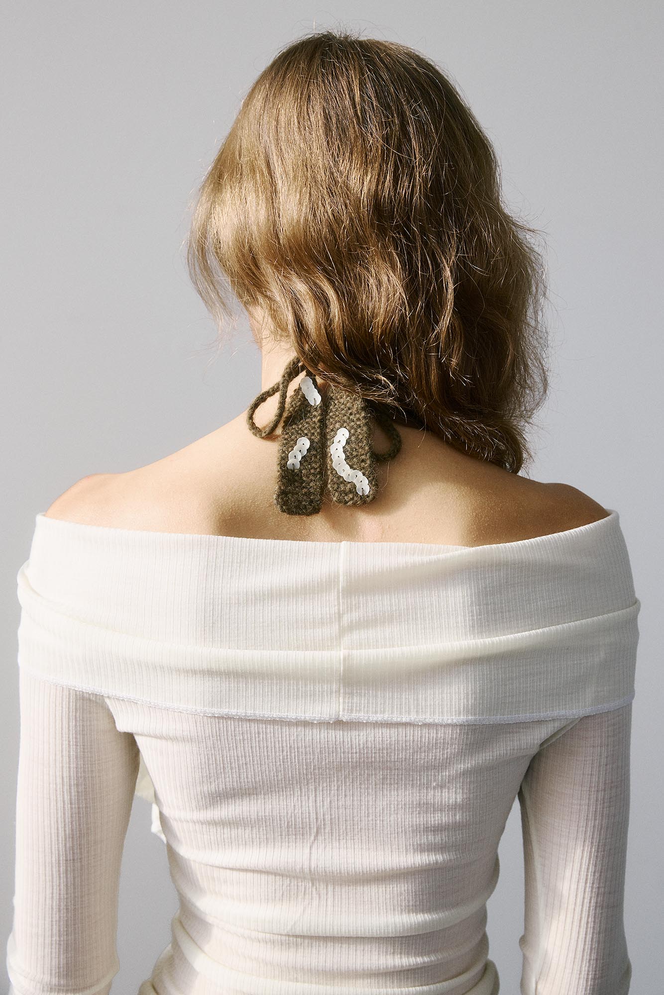 Flora Silk Longsleeve - Warm White
