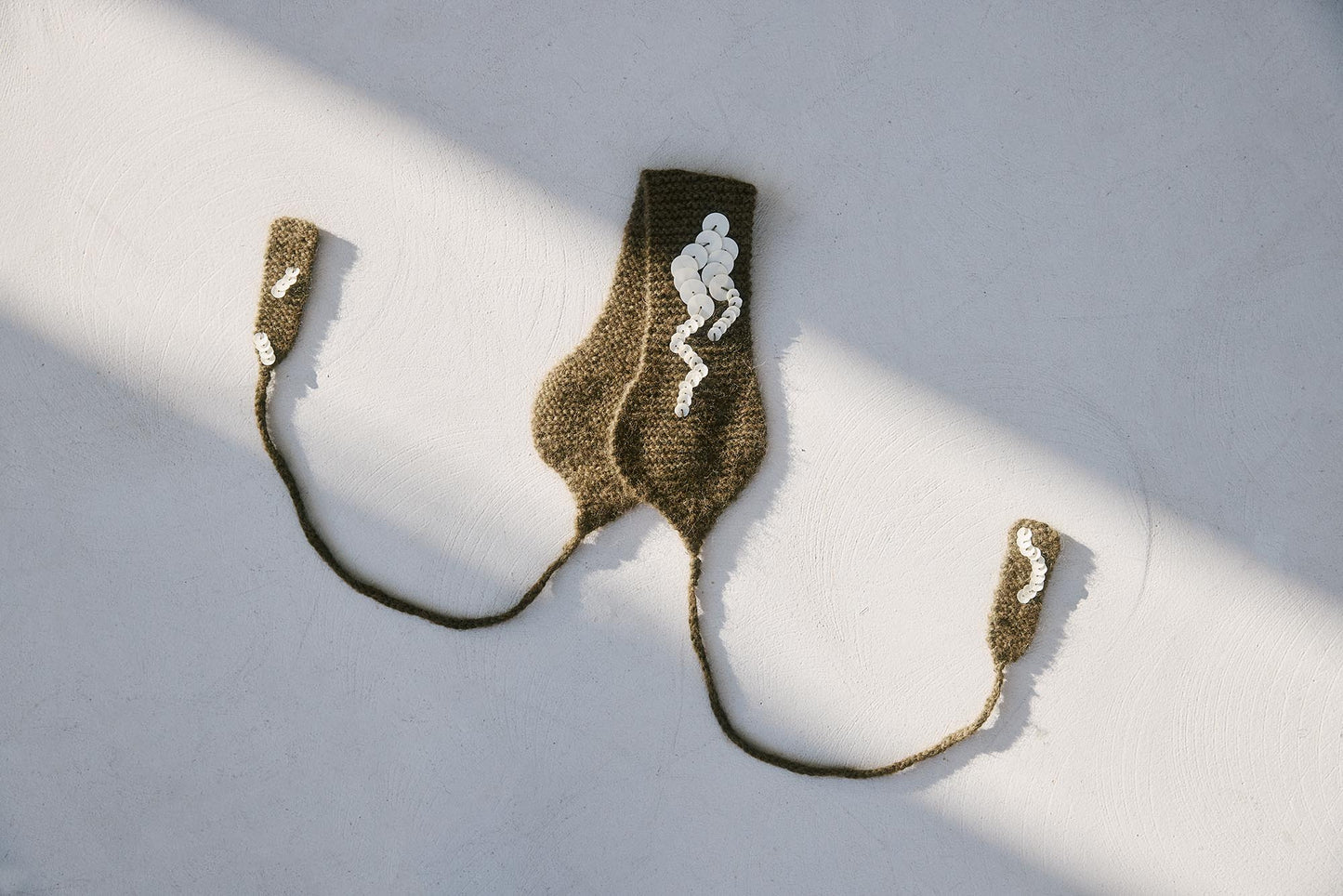 Maruschka Emobroidered Hairband – Deep Olive