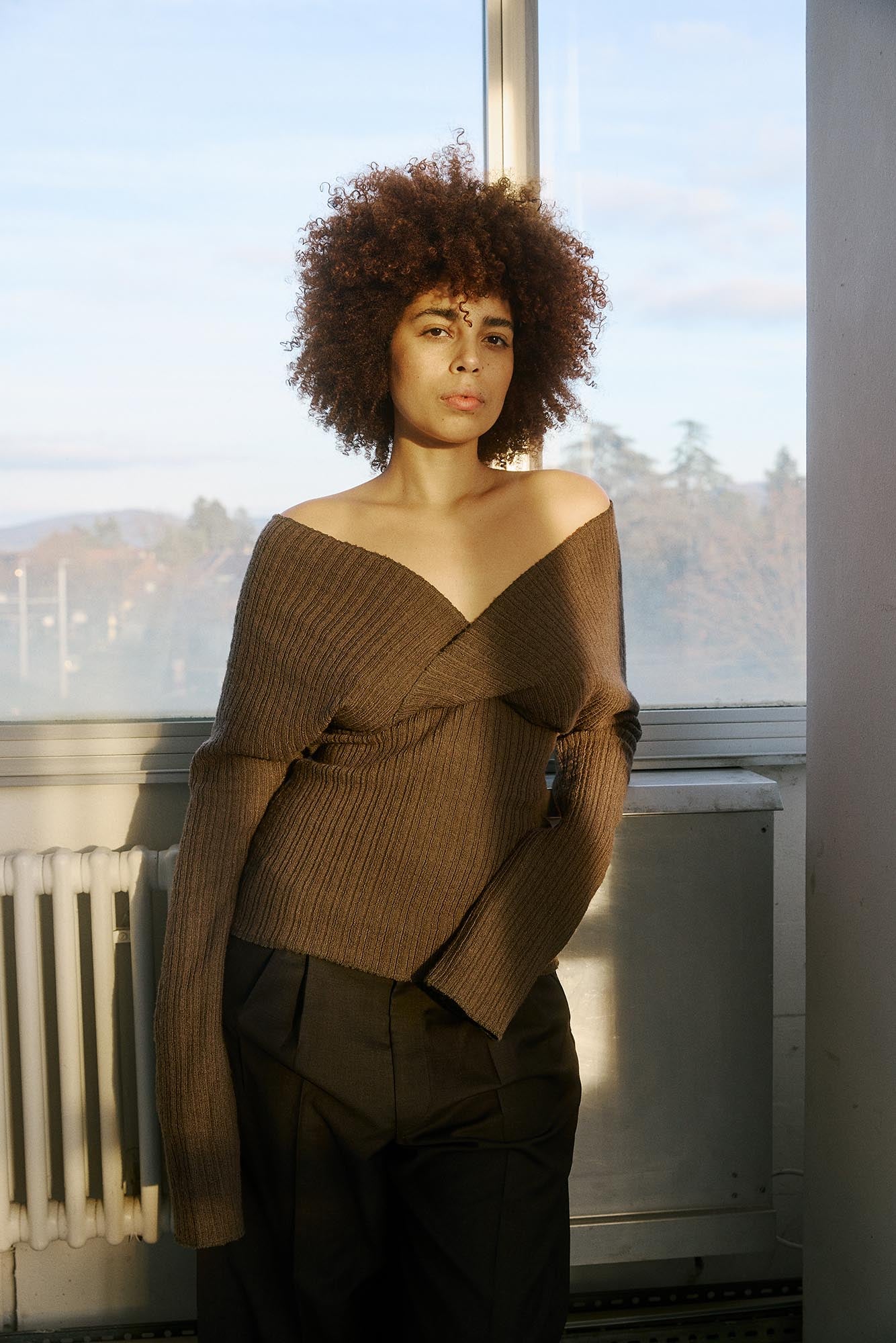 Tsunade Reversible Sweater – Deep Olive