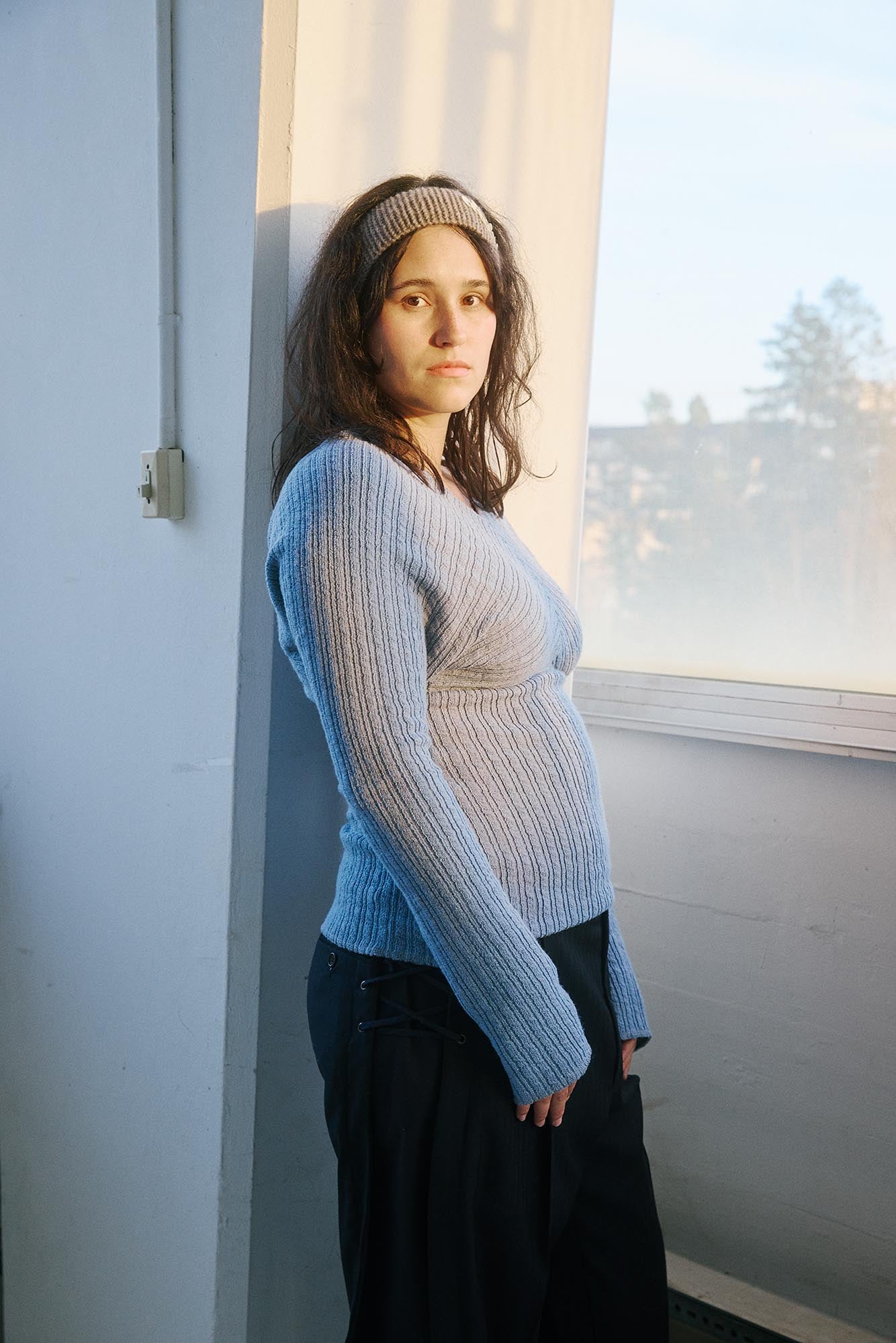 Tsunade Reversible Sweater - Ice Blue
