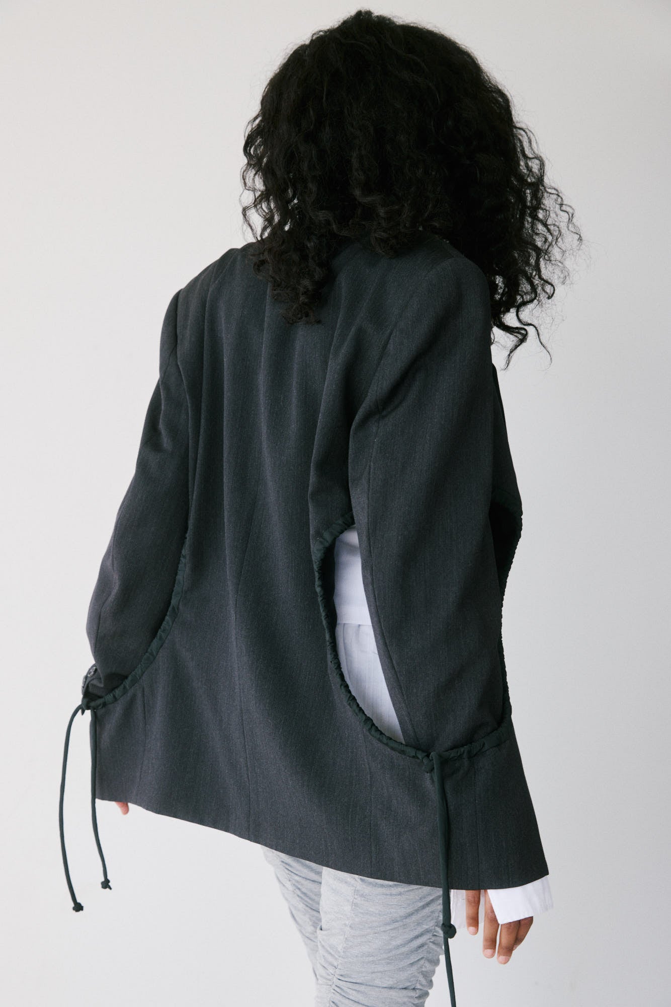 Liz Tailored Jacket – Charcoal