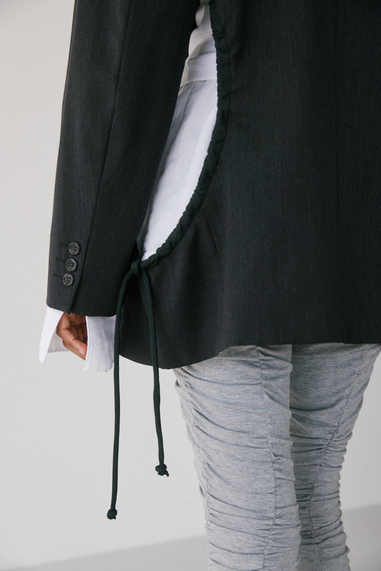 Liz Tailored Jacket – Charcoal