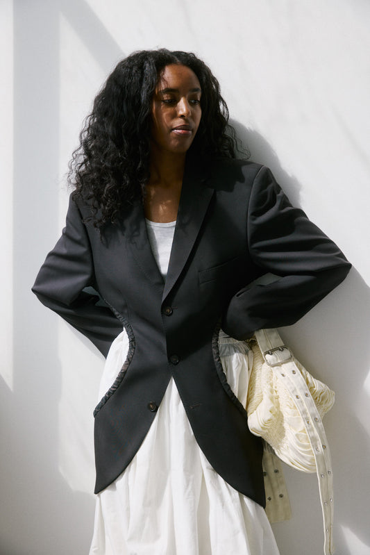 Liz Tailored Jacket – Black Coffee 