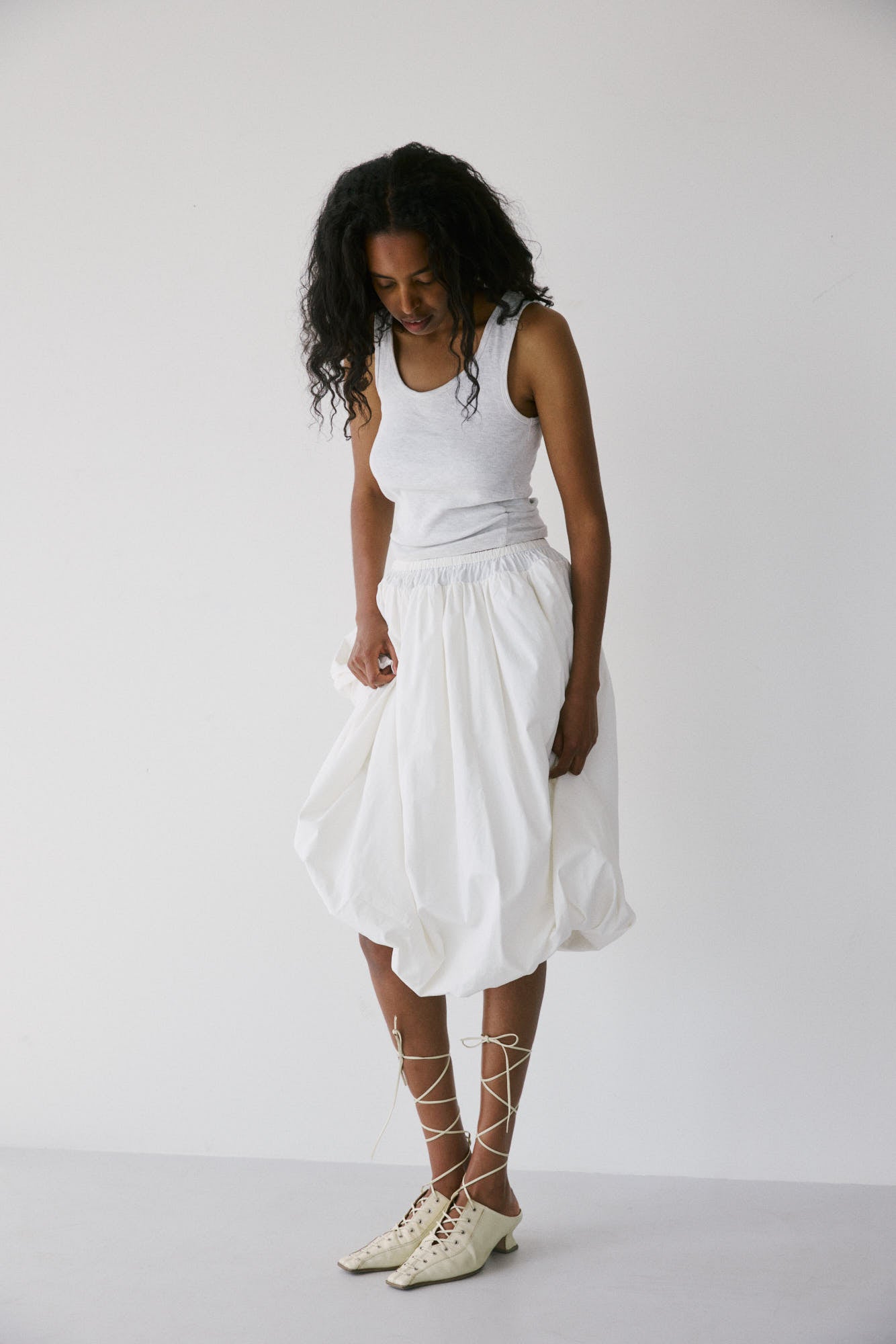 Celestine Skirt - Warm White 