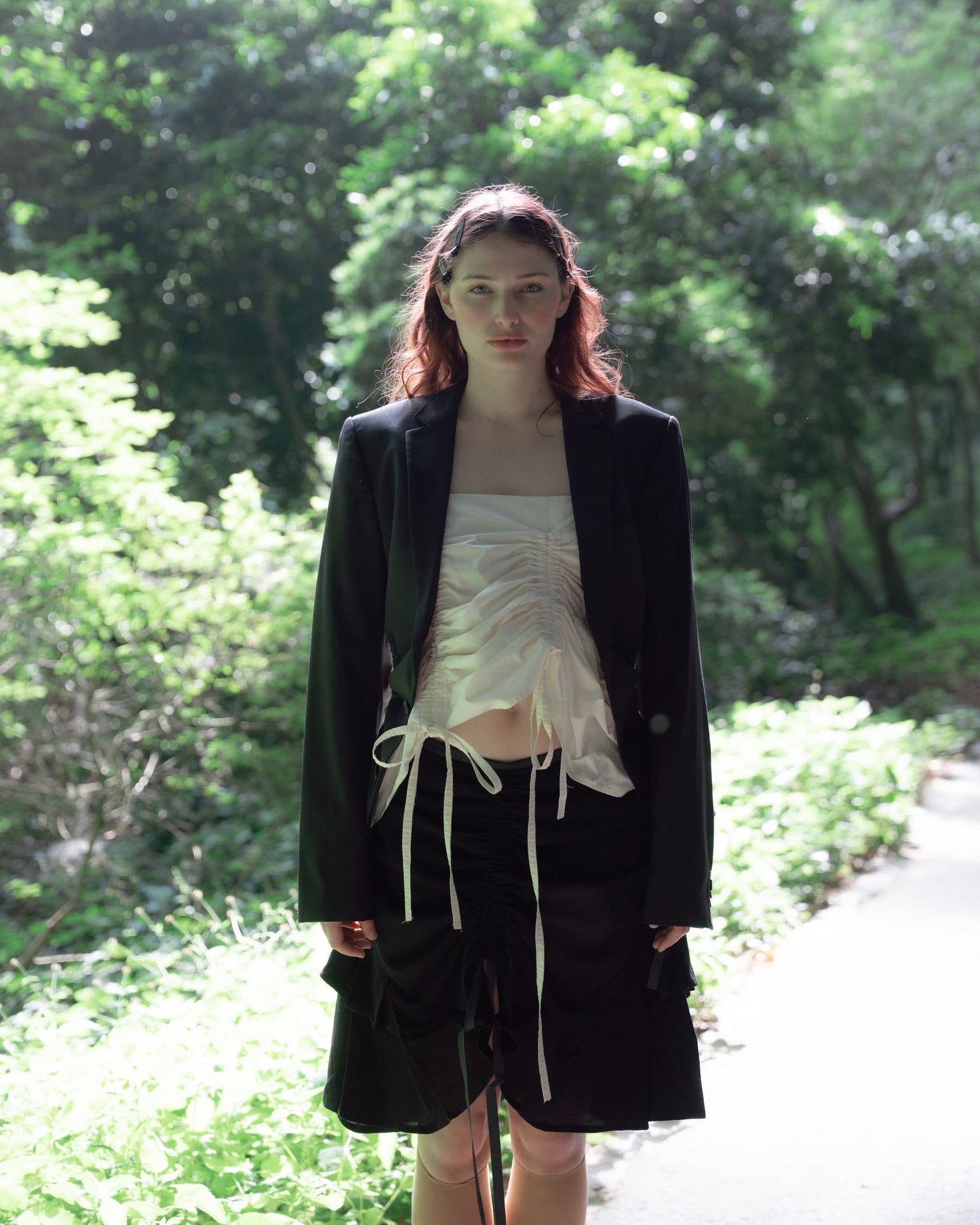 Liz tailored jacket – black