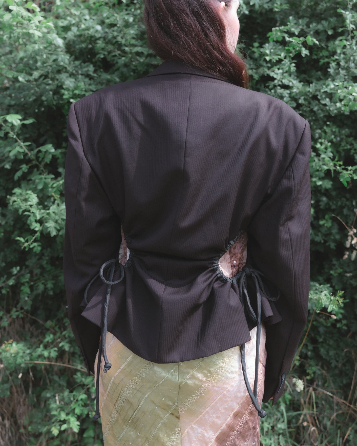 Liz tailored jacket – dark chocolate