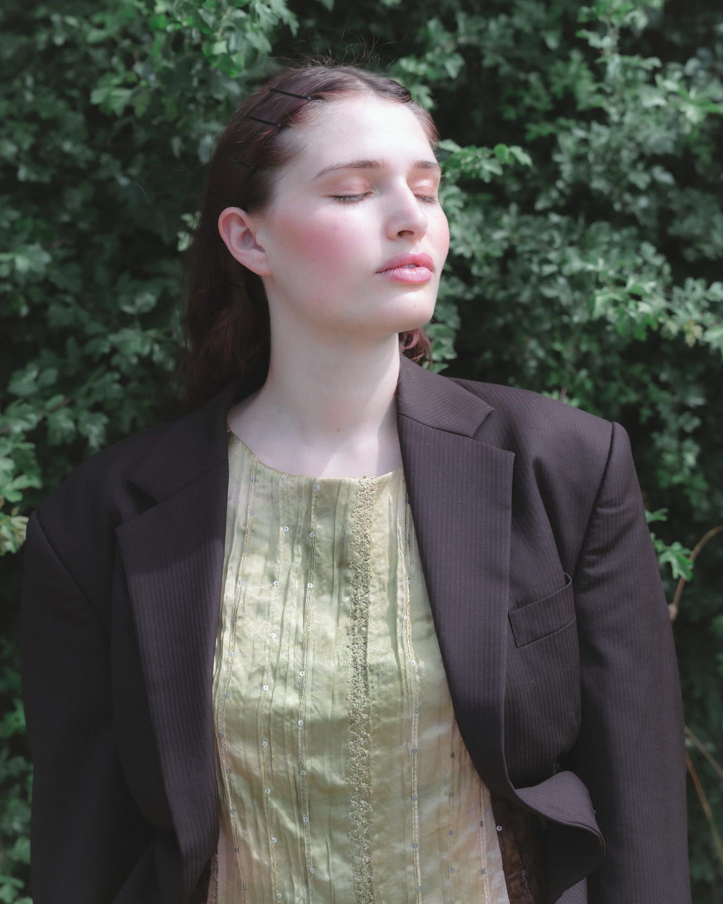 Liz tailored jacket – dark chocolate